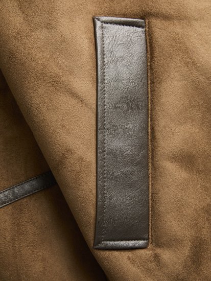 Jack & Jones Cole Aviator Jacket Cognac - Casacos - Casacos Homem Tamanhos Grandes