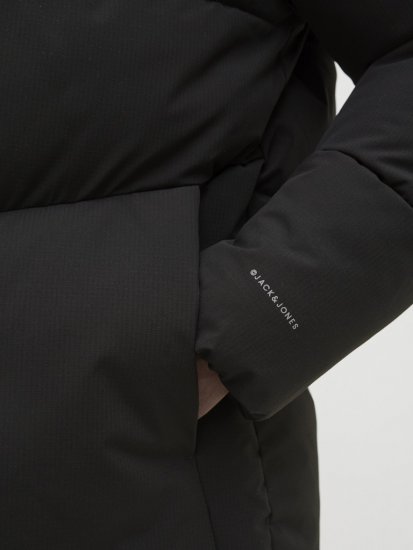 Jack & Jones Global Puffer Jacket Black - Casacos - Casacos Homem Tamanhos Grandes