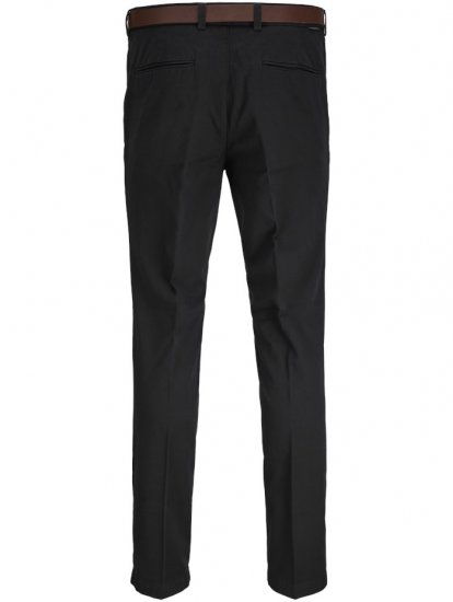 Jack & Jones Marco Franco Chino With Belt Black - Jeans & calças - Jeans & Calças Tamanhos Grandes Homem