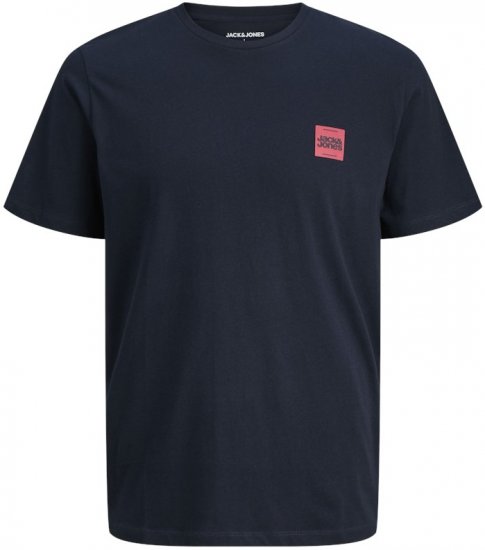 Jack & Jones Brandy Crew Neck T-Shirt Sky Captain - T-shirts - T-shirts Homem Tamanhos Grandes