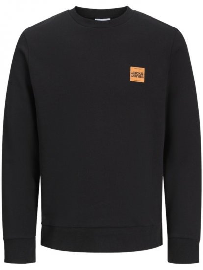 Jack & Jones Brandy Crew Neck Sweatshirt Black - Sweatshirts & hoodies - Sweatshirt & Camisolas com Capuz tamanhos grandes