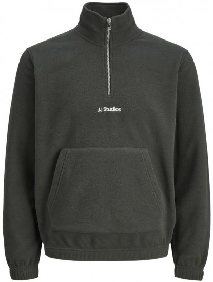 Jack & Jones Soho Half Zip Fleece Sweatshirt Rosin - Sweatshirts & hoodies - Sweatshirt & Camisolas com Capuz tamanhos grandes