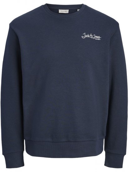 Jack & Jones Yuki Back Print Crew Neck Sweatshirt Sky Captain - Sweatshirts & hoodies - Sweatshirt & Camisolas com Capuz tamanhos grandes