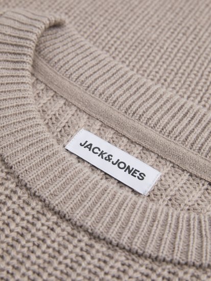 Jack & Jones Kaito Knit Crew Neck Pullover Atmosphere - Sweatshirts & hoodies - Sweatshirt & Camisolas com Capuz tamanhos grandes