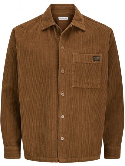 Jack & Jones Corduroy Long Sleeve Overshirt Monks Robe - Camisas - Camisas Homem Tamanhos Grandes