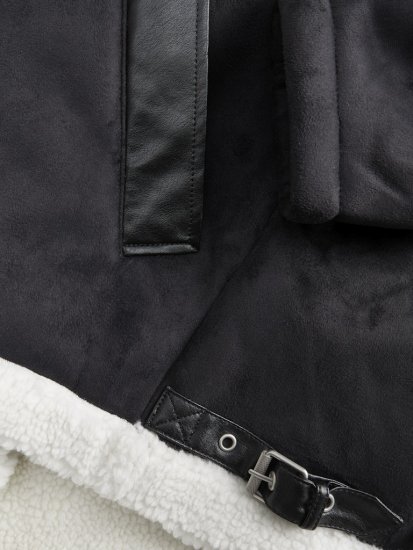 Jack & Jones Cole Aviator Jacket Black - Casacos - Casacos Homem Tamanhos Grandes