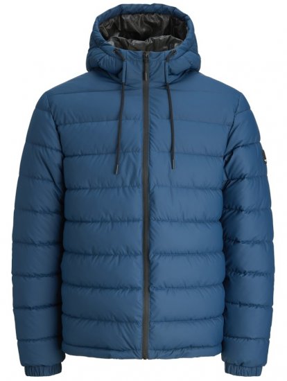 Jack & Jones Point PU Puffer Jacket Titan - Casacos - Casacos Homem Tamanhos Grandes