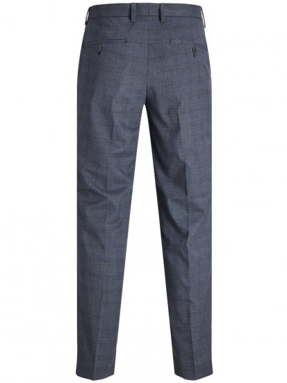 Jack & Jones Harry Pedro Formal Check Trousers Dark Navy - Jeans & calças - Jeans & Calças Tamanhos Grandes Homem