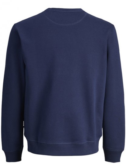 Jack & jones Norrebro Crew Neck Sweatshirt Ocean Cavern - Sweatshirts & hoodies - Sweatshirt & Camisolas com Capuz tamanhos grandes