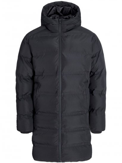 Jack & Jones Soho Long Puffer Jacket Black - Casacos - Casacos Homem Tamanhos Grandes