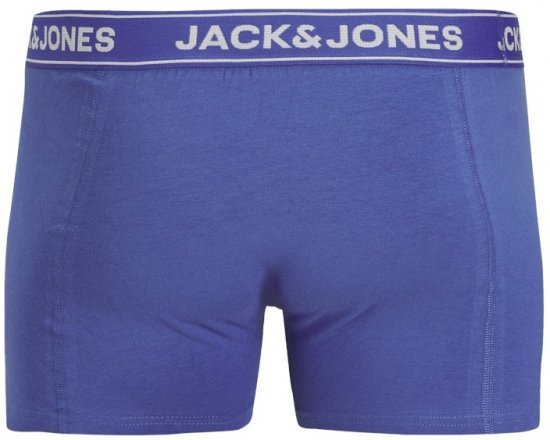 Jack & Jones Black Friday Trunks 3-Pack Blue Black - Roupa Interior & natação - Roupa interior Homem Tamanhos Grandes