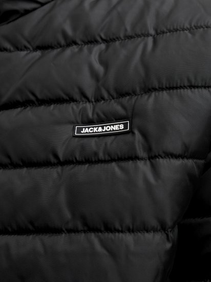 Jack & Jones Elvis Light Puffer Collar Jacket Black - Casacos - Casacos Homem Tamanhos Grandes