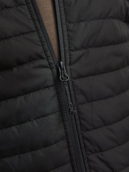 Jack & Jones MULTI QUILTED SET-IN Sleeves Jacket Black - Casacos - Casacos Homem Tamanhos Grandes
