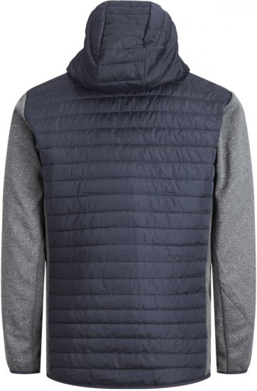 Jack & Jones MULTI QUILTED SET-IN Sleeves Jacket Grey Melange - Casacos - Casacos Homem Tamanhos Grandes