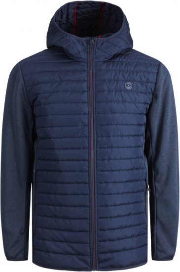 Jack & Jones MULTI QUILTED SET-IN Sleeves Jacket Navy Blazer - Casacos - Casacos Homem Tamanhos Grandes