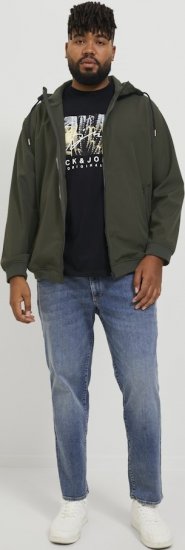 Jack & Jones BASIC Water-Resistant Softshell Jacket Green - Casacos - Casacos Homem Tamanhos Grandes