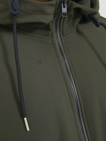 Jack & Jones BASIC Water-Resistant Softshell Jacket Green - Casacos - Casacos Homem Tamanhos Grandes