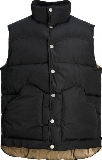 Jack & Jones JORLAKEWOOD BODYWARMER Black - Casacos - Casacos Homem Tamanhos Grandes
