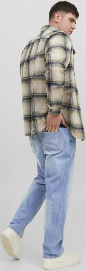 Jack & Jones MIKE JORIGINAL SQ 330 Jeans Blue Denim - Jeans & calças - Jeans & Calças Tamanhos Grandes Homem