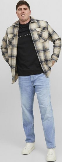 Jack & Jones MIKE JORIGINAL SQ 330 Jeans Blue Denim - Jeans & calças - Jeans & Calças Tamanhos Grandes Homem