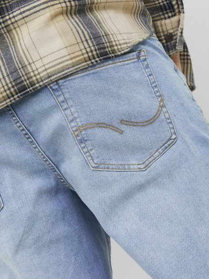 Jack & Jones MIKE JORIGINAL SQ 330 Jeans Blue Denim - Jeans & calças - Jeans & Calças Tamanhos Grandes Homem