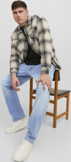 Jack & Jones MIKE JORIGINAL SQ 330 Jeans Blue Denim - Jeans & calças - Jeans & Calças Tamanhos Grandes Homem