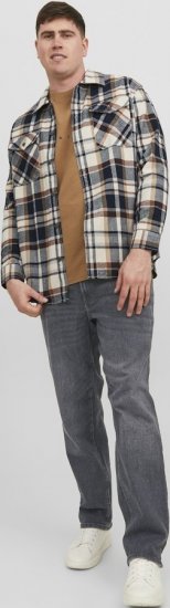 Jack & Jones MIKE ORIGINAL SQ 270 Jeans Black Denim - Jeans & calças - Jeans & Calças Tamanhos Grandes Homem