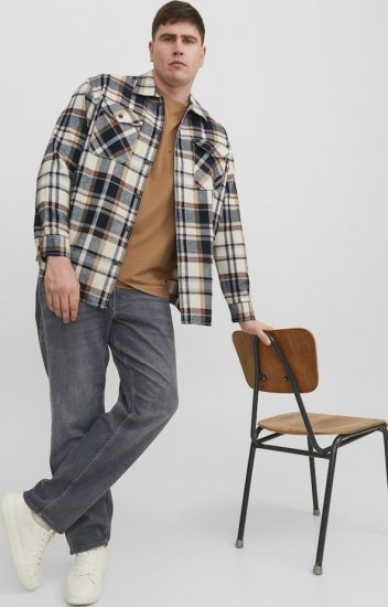 Jack & Jones MIKE ORIGINAL SQ 270 Jeans Black Denim - Jeans & calças - Jeans & Calças Tamanhos Grandes Homem