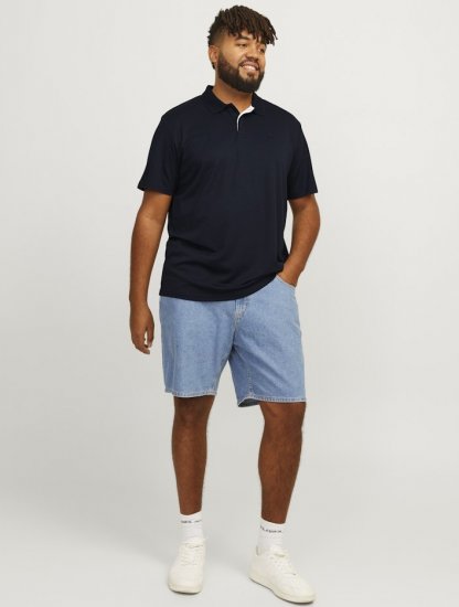 Jack & Jones Rodney Polo Shirt Night Sky - Pólos - Pólos Tamanhos Grandes Homem