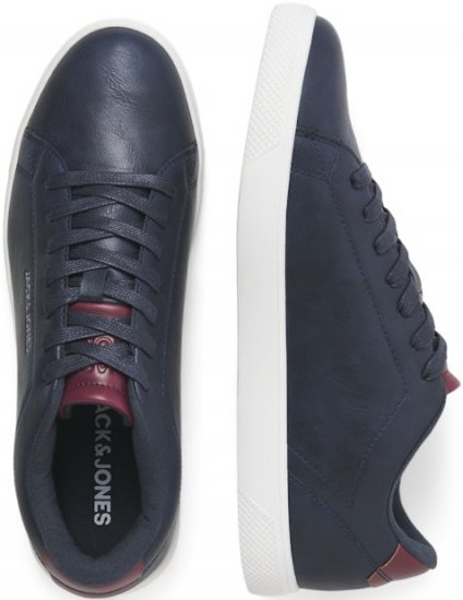 Jack & Jones Bosley Sneakers Navy Blazer/Red Dahlia - Calçado de homem 40-52 - 