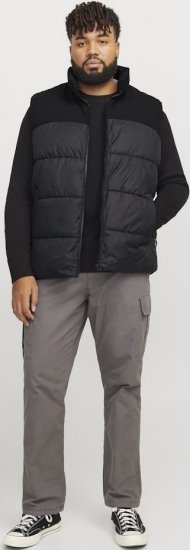 Jack & Jones MOON Bodywarmer Black - Casacos - Casacos Homem Tamanhos Grandes