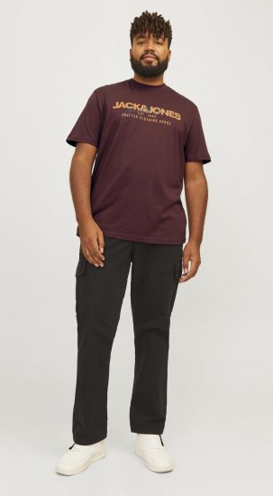 Jack & Jones JJALVIS Vineyard Wine - T-shirts - T-shirts Homem Tamanhos Grandes