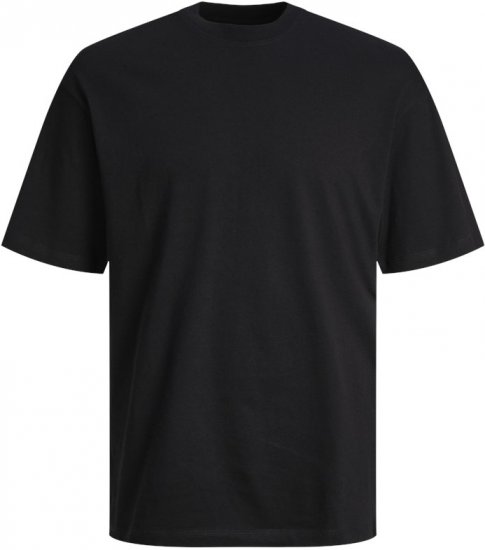 Jack & Jones JJEBRADLEY T-Shirt Black - T-shirts - T-shirts Homem Tamanhos Grandes
