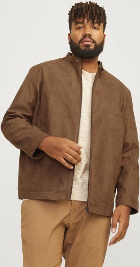 Jack & Jones DYLAN Clean Jacket Brown - Casacos - Casacos Homem Tamanhos Grandes