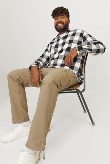 Jack & Jones JPSTKANE JJBARKLEY Cargopants Elmwood - Jeans & calças - Jeans & Calças Tamanhos Grandes Homem