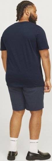 Jack & Jones CORP Logo Play 5 T-Shirt Navy Blazer - T-shirts - T-shirts Homem Tamanhos Grandes