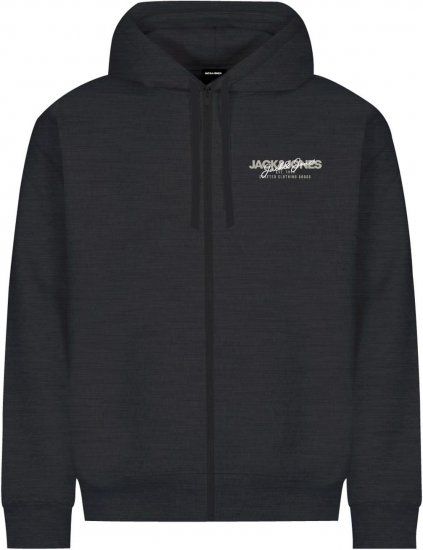 Jack & Jones ALVIS Hoodie Black - Sweatshirts & hoodies - Sweatshirt & Camisolas com Capuz tamanhos grandes
