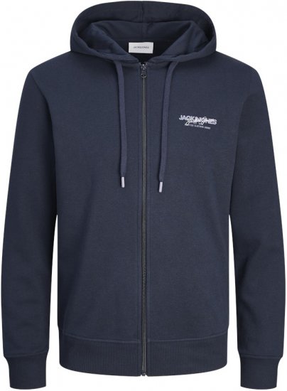 Jack & Jones ALVIS Hoodie Navy Blazer - Sweatshirts & hoodies - Sweatshirt & Camisolas com Capuz tamanhos grandes