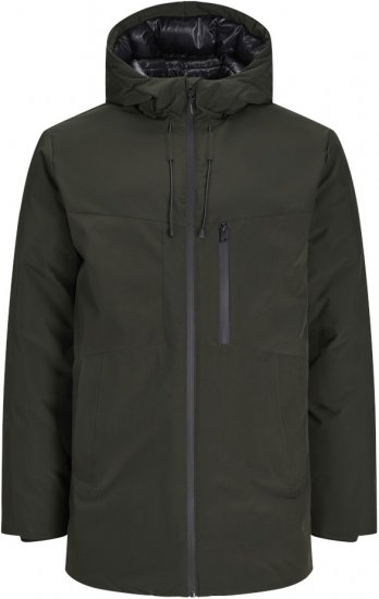 Jack & Jones PAYNE Windproof Parka Green - Casacos - Casacos Homem Tamanhos Grandes