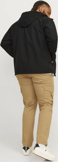 Jack & Jones JJTAYLOR Softshell Jacket Black - Casacos - Casacos Homem Tamanhos Grandes