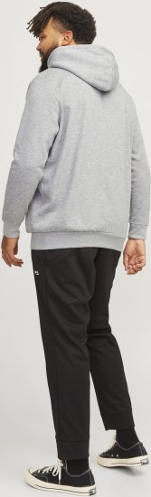 Jack & Jones JCOOUTDOOR Hoodie Light Grey - Sweatshirts & hoodies - Sweatshirt & Camisolas com Capuz tamanhos grandes
