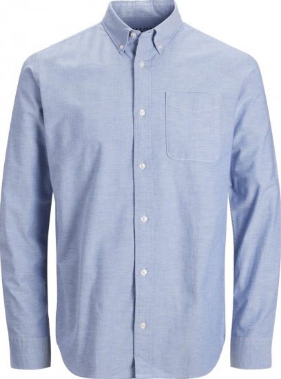 Jack & Jones Brook Oxford Long Sleeve Shirt Cashmere Blue - Camisas - Camisas Homem Tamanhos Grandes