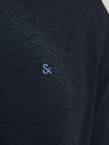 Jack & Jones PAULOS Short Sleeve Polo Dark Navy/PS - Pólos - Pólos Tamanhos Grandes Homem