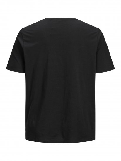 Jack & Jones Organic Basic T-shirt Black - T-shirts - T-shirts Homem Tamanhos Grandes