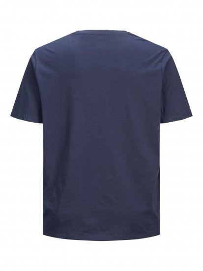 Jack & Jones Organic Basic T-shirt Navy Blazer - T-shirts - T-shirts Homem Tamanhos Grandes