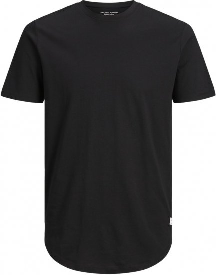 Jack & Jones NOA Crew Neck T-Shirt Black - T-shirts - T-shirts Homem Tamanhos Grandes