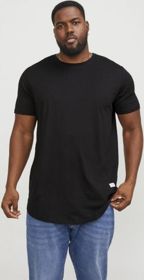 Jack & Jones NOA Crew Neck T-Shirt Black - T-shirts - T-shirts Homem Tamanhos Grandes