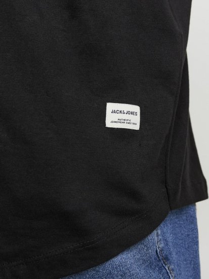 Jack & Jones NOA Crew Neck T-Shirt Black - T-shirts - T-shirts Homem Tamanhos Grandes