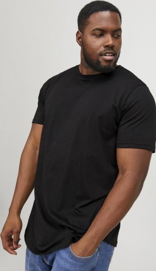 Jack & Jones NOA Crew Neck T-Shirt Black - T-shirts - T-shirts Homem Tamanhos Grandes