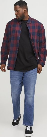 Jack & Jones NOA Crew Neck T-Shirt Black - T-shirts - T-shirts Homem Tamanhos Grandes